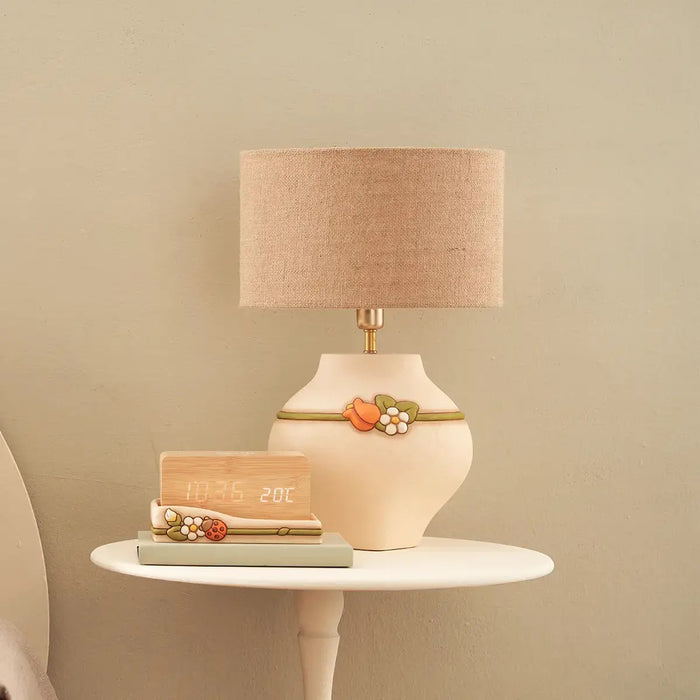 THUN Lampada In Ceramica Con Fiori Country Bloom Media