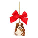 THUN Addobbo Natalizio Con Cane Todo In Ceramica Grande