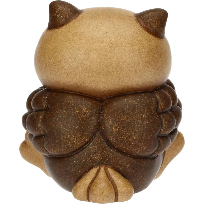 THUN Mini Gufo Lucky Portafortuna In Ceramica