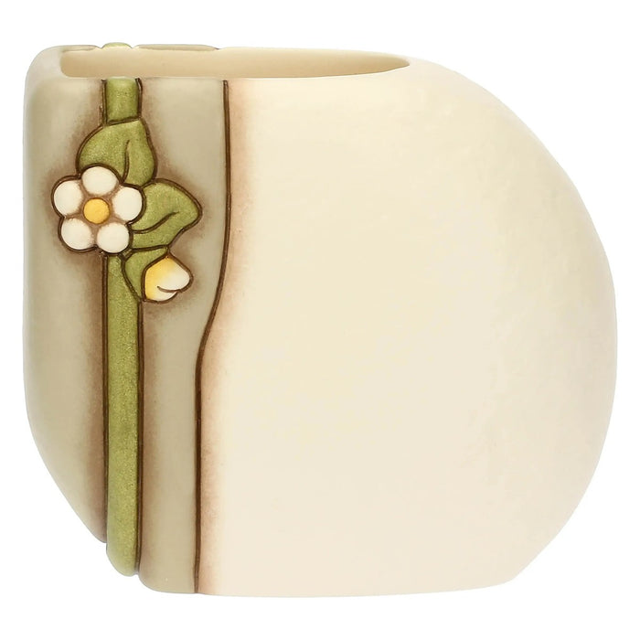 THUN Portaspazzolini In Ceramica Country Bloom