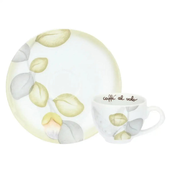 THUN Set 6 Tazzine Espresso In Porcellana Bloom