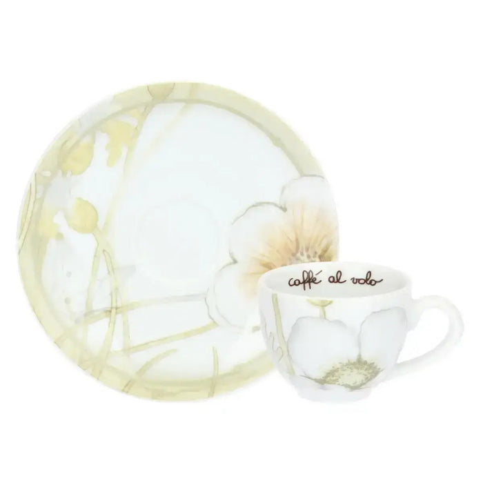 THUN Set 6 Tazzine Espresso In Porcellana Bloom