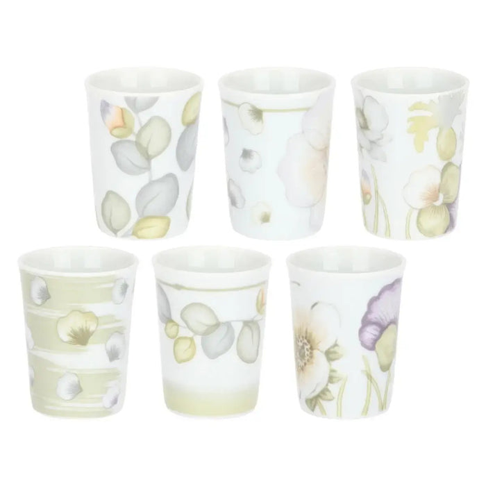 THUN Set 6 Caffeini In Porcellana Bloom