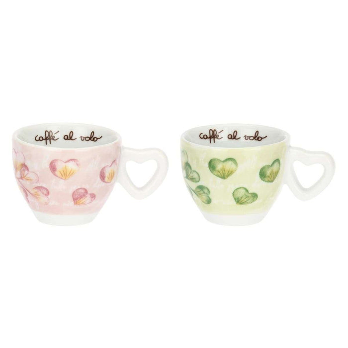 THUN Set 2 Tazze Espesso Cuori In Fiore Con Zuccheriera - T11041505P00