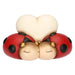 THUN Coppia Coccinelle Con Cuore In Ceramica