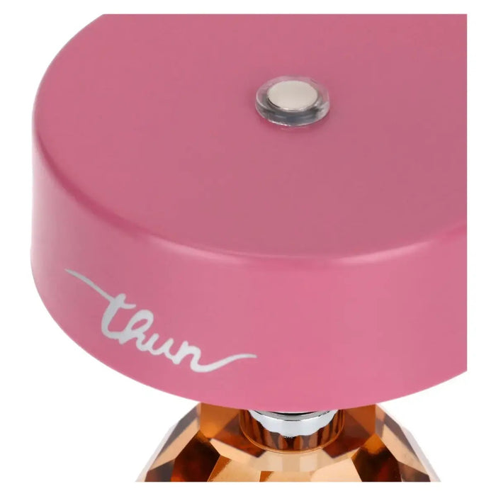 THUN Lampada Ricaricabile Mini In Cristallo Arancione
