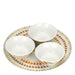 THUN Set 3 Ciotole Con Piatto Grande Tulipani