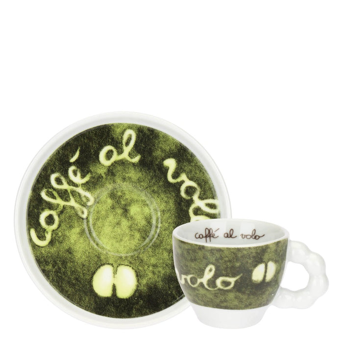 THUN Set 2 Tazzine Caffè Con Piattino E Zuccheriera Caffè Al Volo