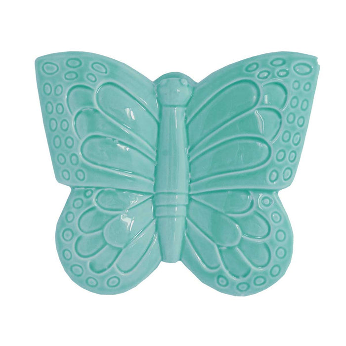 UNITABLE Rose & Tulipani - Evaporiamo Farfalla Azzurra In Porcellana Cm 16X18 In Gift Box - R1900004AZ