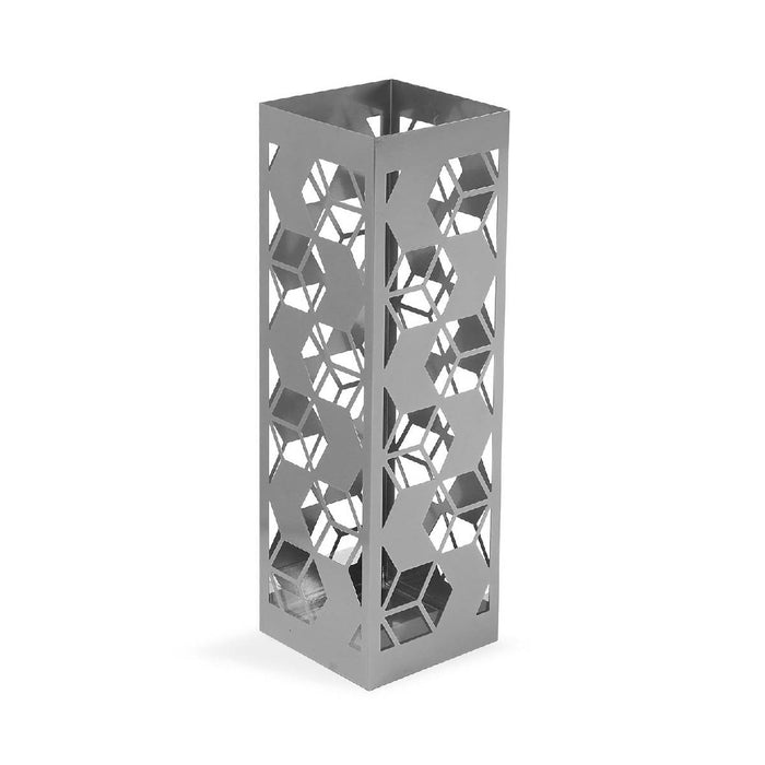 VERSA Portaombrelli Aregento Metallico Geometrico - 21700295