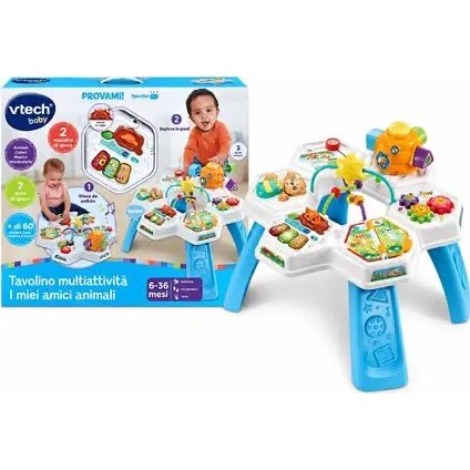 VTECH Tavolino Multiattività Amici Animali