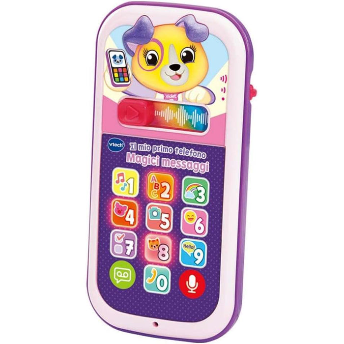 VTECH Il Mio Primo Telefono Magici Messaggi Rosa - 80-620959-007