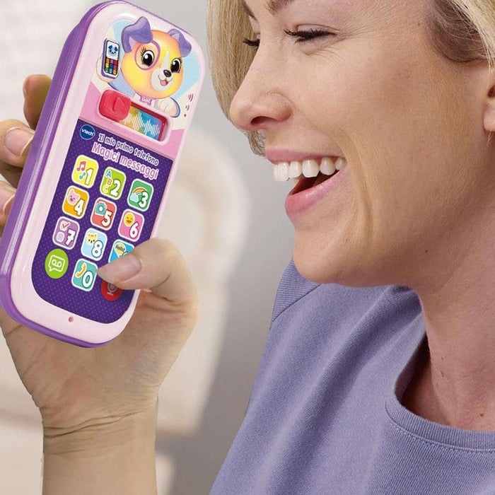 VTECH Il Mio Primo Telefono Magici Messaggi Rosa - 80-620959-007