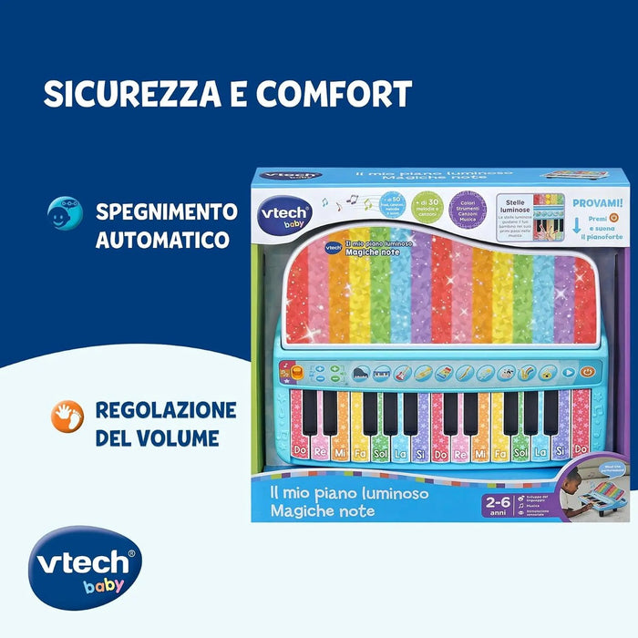 VTECH Il Mio Piano Luminoso Magiche Note