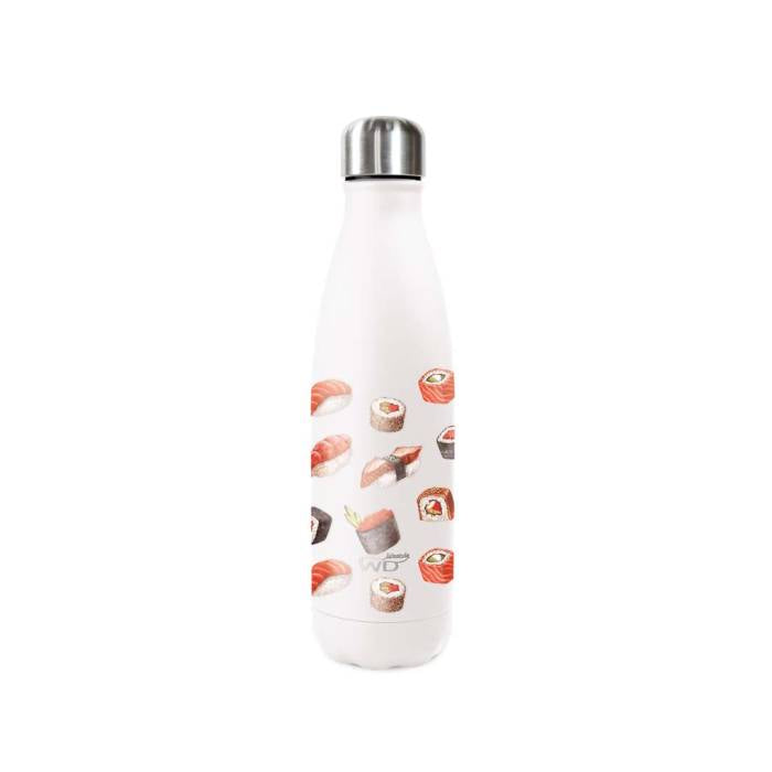 WD LIFESTYLE Bottiglia Termica In Acciaio Inox 500 Ml Decoro Sushi - 365SUS
