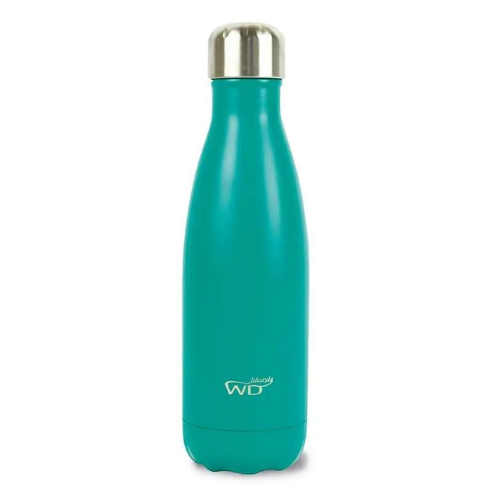 WD LIFESTYLE Bottiglia Termica In Acciaio Inox Doppia Parete 400 Ml Colore Menta