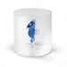 WD LIFESTYLE Bicchiere In Vetro Borosilicato 250 Ml Decoro Cavalluccio Marino - 566CAV