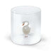 WD LIFESTYLE Bicchiere In Vetro Borosilicato 250Ml Decoro Cigno - 566CIG