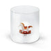 WD LIFESTYLE Bicchiere Vetro 250 Ml Decoro Cavallo A Dondolo Monterey Line