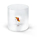 WD LIFESTYLE Bicchiere In Vetro Borosilicato 250 Ml Decoro Cavalier King - 566KIN