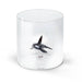 WD LIFESTYLE Bicchiere In Vetro Borosilicato 250 Ml Decoro Orca - 566ORC