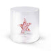 WD LIFESTYLE Bicchiere In Vetro Borosilicato 250 Ml Decoro Stella Marina - 566STE