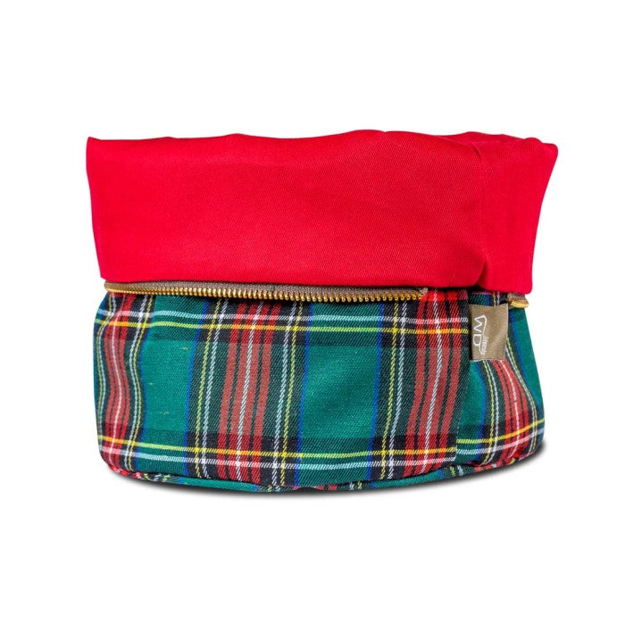 WD LIFESTYLE Sacchetto Pane Riscaldabile In Cotone Colore Verde E Rosso