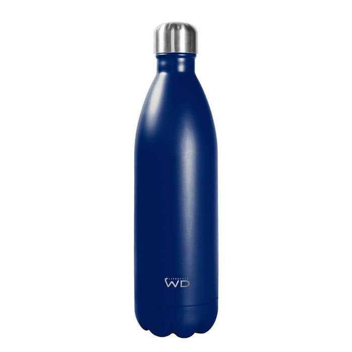 WD LIFESTYLE Bottiglia Termica In Acciaio Inox 1 Lt Colore Blu - 575BL