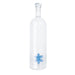 WD LIFESTYLE Bottiglia In Vetro Borosilicato Con Tappo. Decoro Fiocco Di Neve