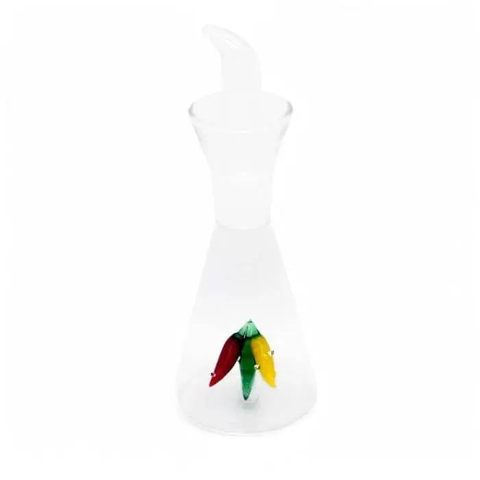 WD LIFESTYLE Oliera In Vetro Borosilicato 250 Ml Decoro Peperoncino - 645PEP