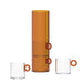 WD LIFESTYLE Set 4 Tazze In Vetro Borosilicato Con Manico Ad Anello Color Blu