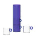 WD LIFESTYLE Set 4 Tazze In Vetro Borosilicato Con Manico Ad Anello Color Ambra
