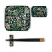 WD LIFESTYLE Kit 2 Piattini 2 Ciotoline Decorati A Rilievo, 2 Bacchette E 2 Poggia Bacchette - 701E
