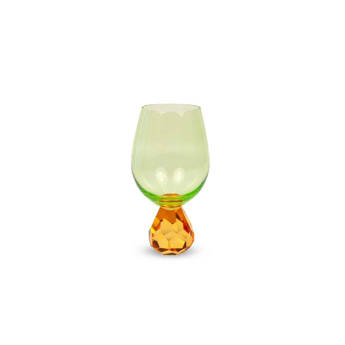 WD LIFESTYLE Bicchiere Cocktail Diamante Verde Arancio Anversa Line - 761AR