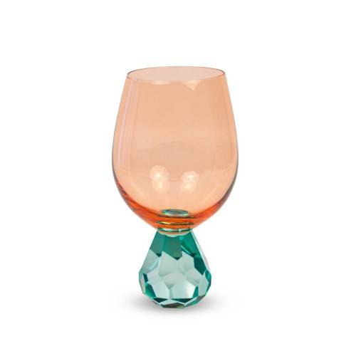 WD LIFESTYLE Bicchiere Cocktail Diamante Pesca Azzurro Anversa Line - 761AZ