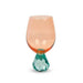 WD LIFESTYLE Bicchiere Cocktail Diamante Pesca Azzurro Anversa Line - 761AZ