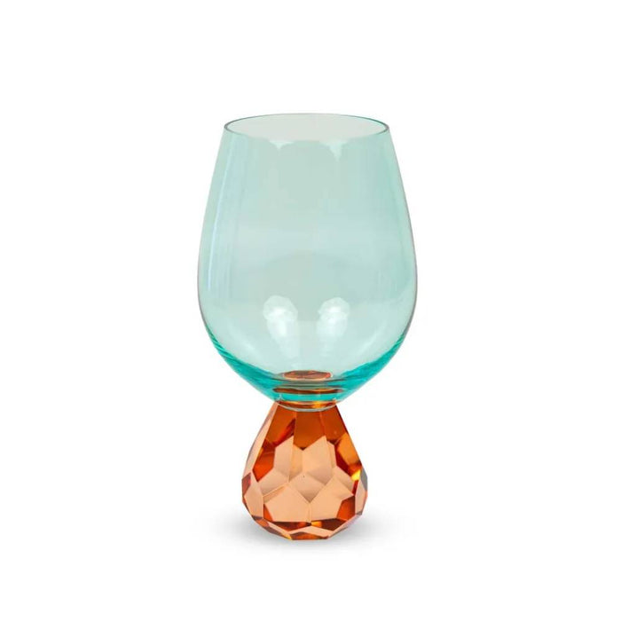 WD LIFESTYLE Bicchiere Cocktail Diamante Azzurro Pesca Anversa Line - 761PE