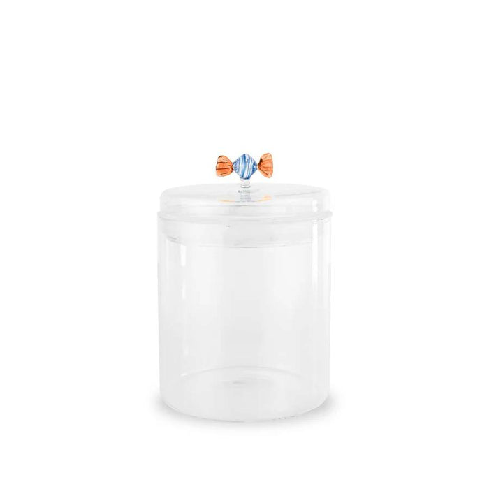WD LIFESTYLE Barattolo Vetro Decoro Caramella 600 Ml Monterey Line - 777CAR