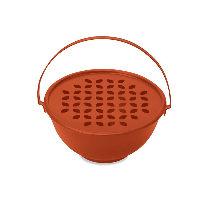 WD LIFESTYLE Portazampirone Da Tavolo E Da Terra Con Asta Magnetica E Base Colore Mattone - 812MA
