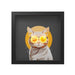 WD LIFESTYLE Cornice Con Inserti Luminosi Decoro Gatto - 848GAT