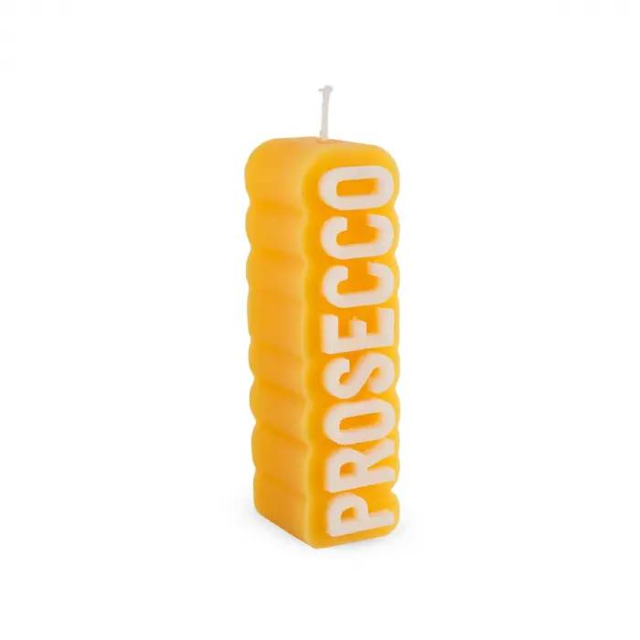 WD LIFESTYLE Candela Profumata Decoro Prosecco 3,9X4,8X13,5 Cm Amsterdam Line - 852PRO