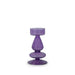 WD LIFESTYLE Portacandela Di Vetro O Vaso 15 Cm Viola Samarcanda Line - 870VI