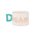 WD LIFESTYLE Tazza Colazione In Stoneware 440 Ml Decoro Dream Verde Rosa Amsterdam Line - 897DRE
