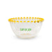 WD LIFESTYLE Set 2 Ciotole 500 Ml In Vetro Con Scritta Giallo E Verde - 923B