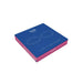 WD LIFESTYLE Set 2 Piattini D 19,5 Cm In Vetro Decorazione Rosa Blu - 924A