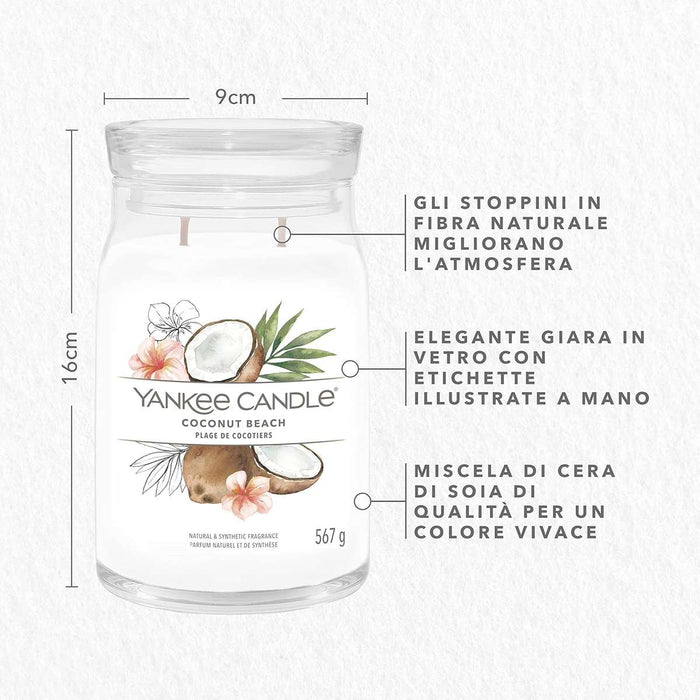 YANKEE CANDLE Giara Grande Signature Coconut Beach - 1629967E