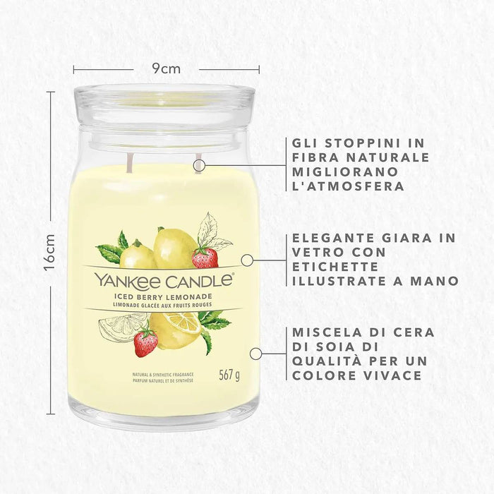 YANKEE CANDLE Giara Grande Ice Berry Lemonade - 1629983E