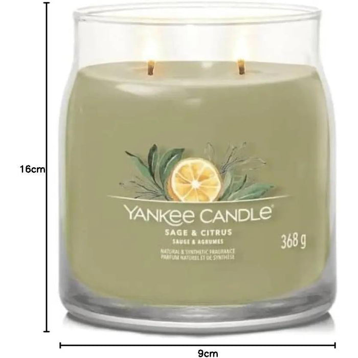 YANKEE CANDLE Giara Media Sage E Citrus - 1629995E