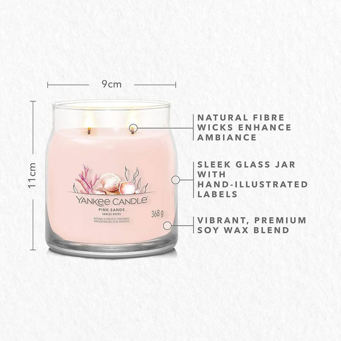 YANKEE CANDLE Giara Media Signature Pink Sands - 1629996E