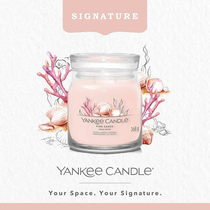 YANKEE CANDLE Giara Media Signature Pink Sands - 1629996E